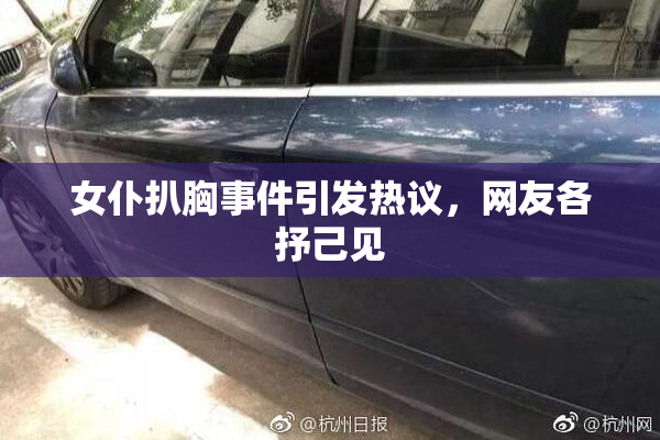 女仆扒胸事件引发热议，网友各抒己见