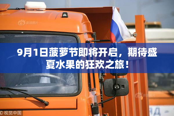 9月1日菠萝节即将开启，期待盛夏水果的狂欢之旅！