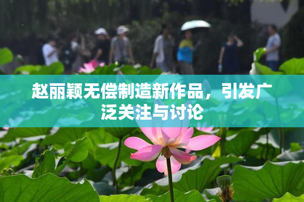 赵丽颖无偿制造新作品，引发广泛关注与讨论