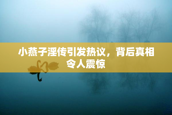 小燕子淫传引发热议，背后真相令人震惊
