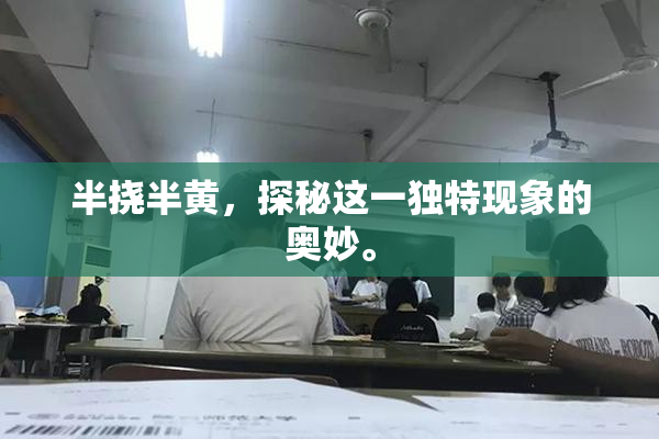 半挠半黄，探秘这一独特现象的奥妙。