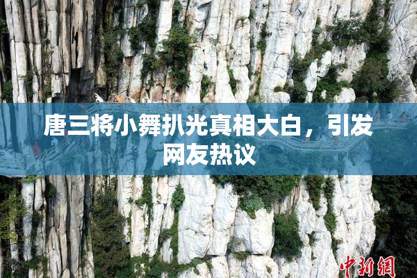 唐三将小舞扒光真相大白，引发网友热议