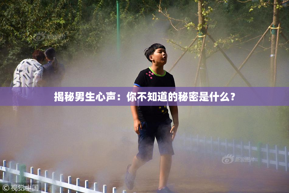揭秘男生心声：你不知道的秘密是什么？
