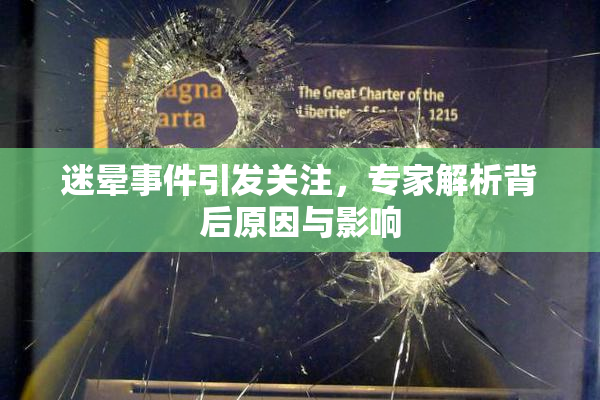 迷晕事件引发关注，专家解析背后原因与影响