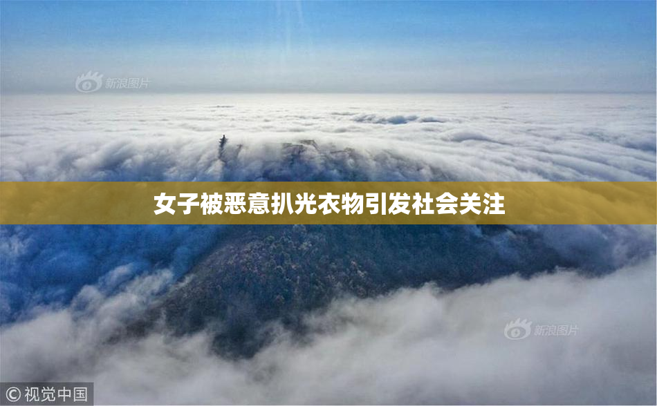 女子被恶意扒光衣物引发社会关注