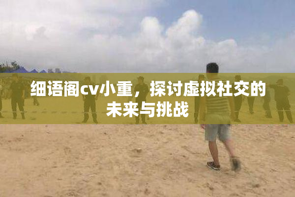 细语阁cv小重，探讨虚拟社交的未来与挑战