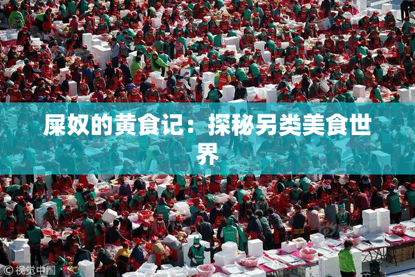 屎奴的黄食记：探秘另类美食世界