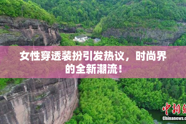 女性穿透装扮引发热议，时尚界的全新潮流！