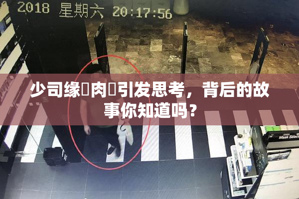 少司缘婬肉泬引发思考，背后的故事你知道吗？