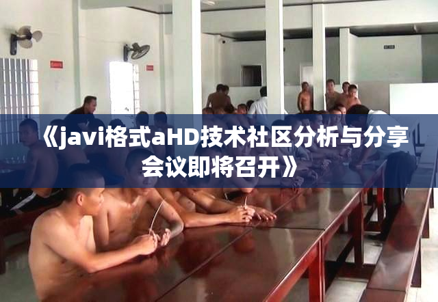 《javi格式aHD技术社区分析与分享会议即将召开》