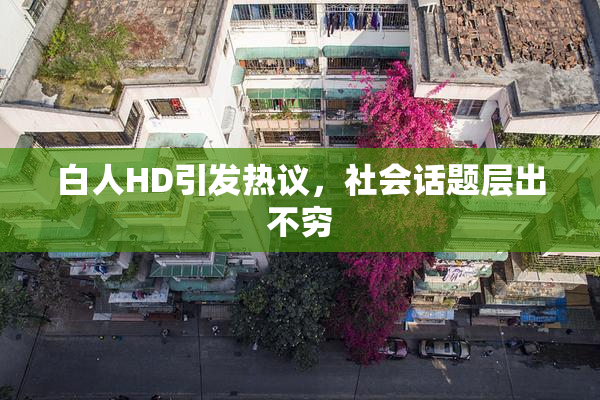 白人HD引发热议，社会话题层出不穷