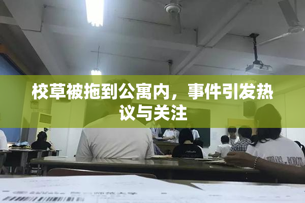 校草被拖到公寓内，事件引发热议与关注