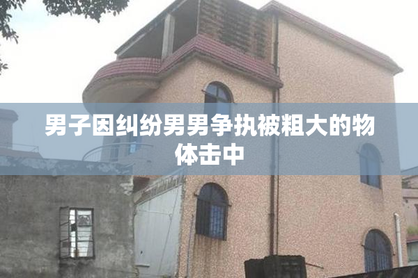 男子因纠纷男男争执被粗大的物体击中