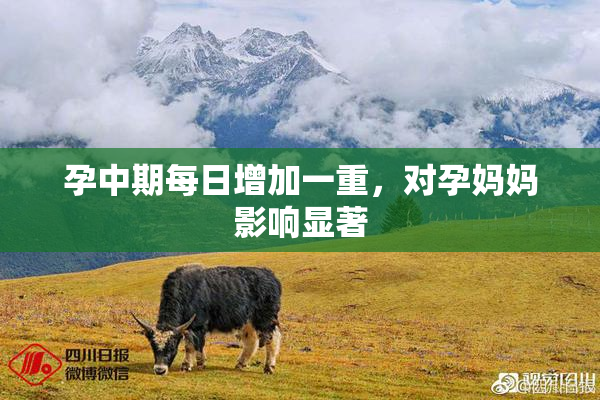 孕中期每日增加一重，对孕妈妈影响显著