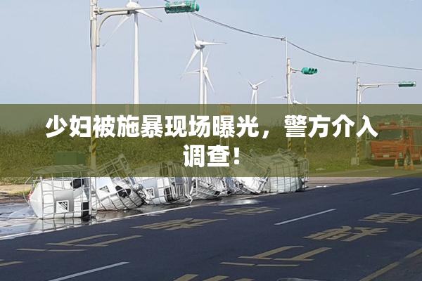 少妇被施暴现场曝光，警方介入调查！