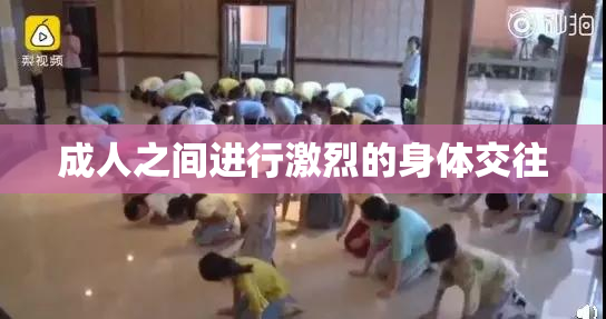 成人之间进行激烈的身体交往