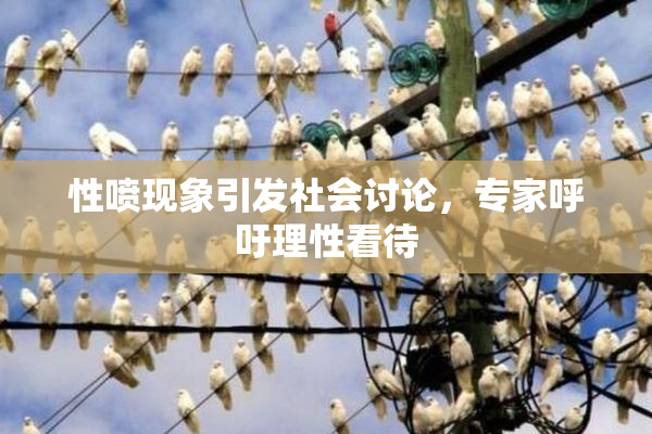 性喷现象引发社会讨论，专家呼吁理性看待