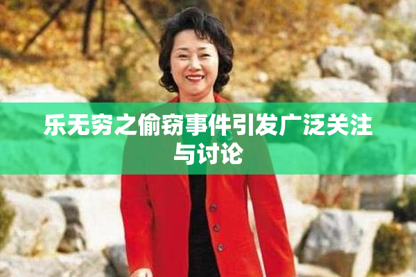 乐无穷之偷窃事件引发广泛关注与讨论