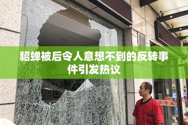 貂蝉被后令人意想不到的反转事件引发热议