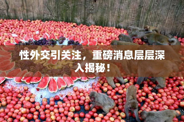 性外交引关注，重磅消息层层深入揭秘！