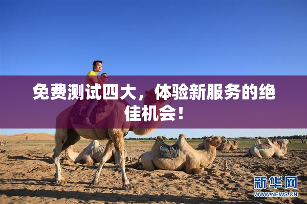 免费测试四大，体验新服务的绝佳机会！