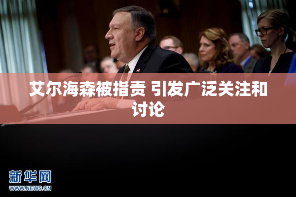 艾尔海森被指责 引发广泛关注和讨论