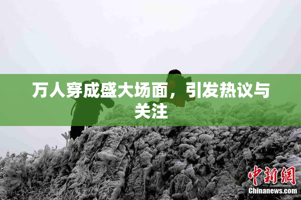 万人穿成盛大场面，引发热议与关注