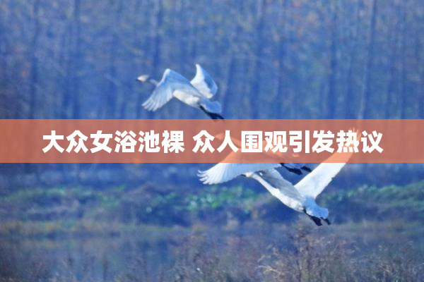 大众女浴池裸 众人围观引发热议