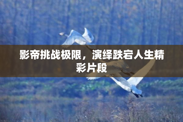 影帝挑战极限，演绎跌宕人生精彩片段