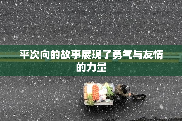 平次向的故事展现了勇气与友情的力量
