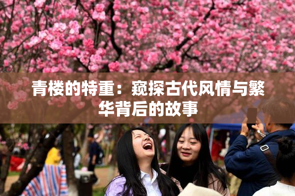 青楼的特重：窥探古代风情与繁华背后的故事