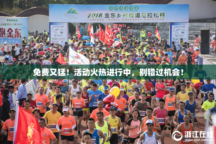 免费又猛！活动火热进行中，别错过机会！