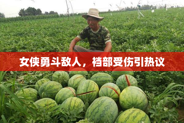 女侠勇斗敌人，裆部受伤引热议