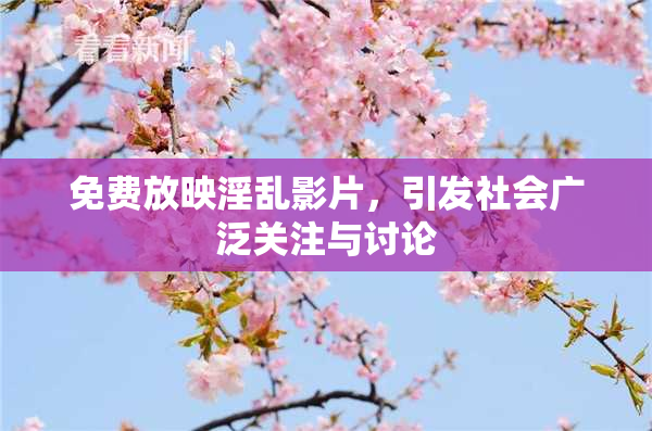 免费放映淫乱影片，引发社会广泛关注与讨论