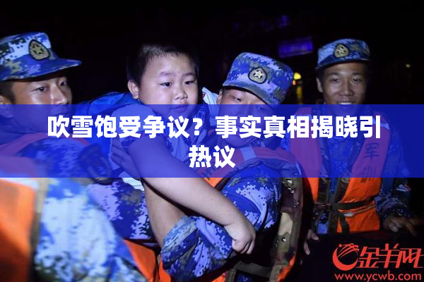 吹雪饱受争议？事实真相揭晓引热议