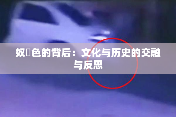 奴隷色的背后：文化与历史的交融与反思