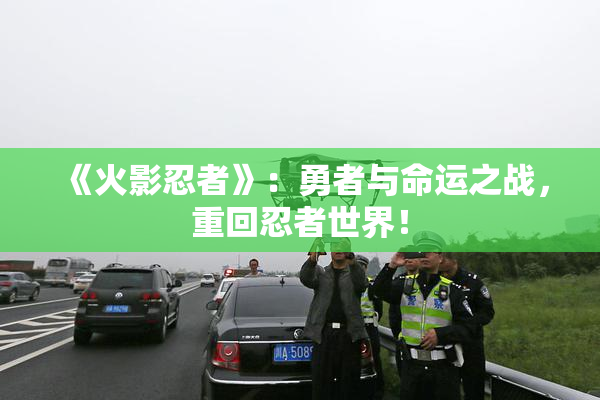 《火影忍者》：勇者与命运之战，重回忍者世界！