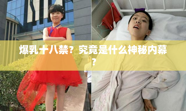 爆乳十八禁？究竟是什么神秘内幕？