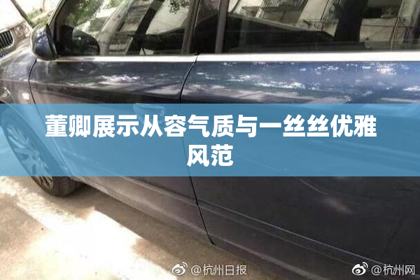 董卿展示从容气质与一丝丝优雅风范