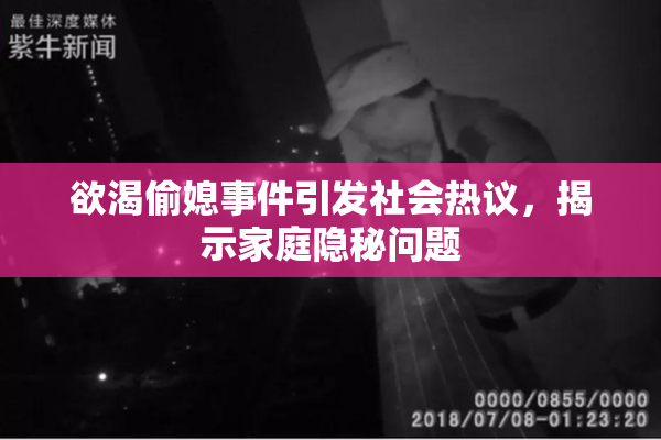 欲渴偷媳事件引发社会热议，揭示家庭隐秘问题