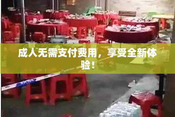 成人无需支付费用，享受全新体验！