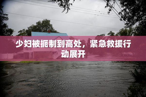 少妇被扼制到高处，紧急救援行动展开