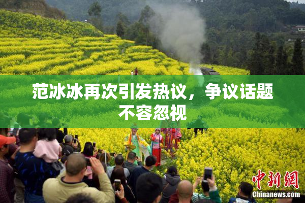 范冰冰再次引发热议，争议话题不容忽视