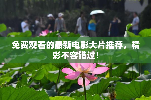 免费观看的最新电影大片推荐，精彩不容错过！