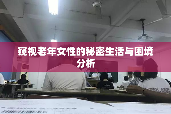 窥视老年女性的秘密生活与困境分析