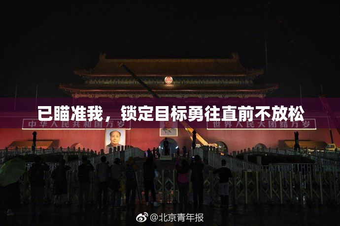 已瞄准我，锁定目标勇往直前不放松