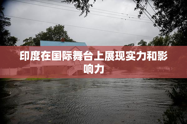 印度在国际舞台上展现实力和影响力