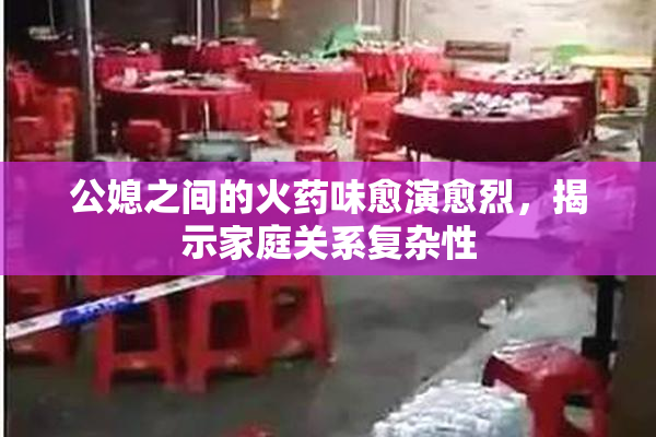 公媳之间的火药味愈演愈烈，揭示家庭关系复杂性
