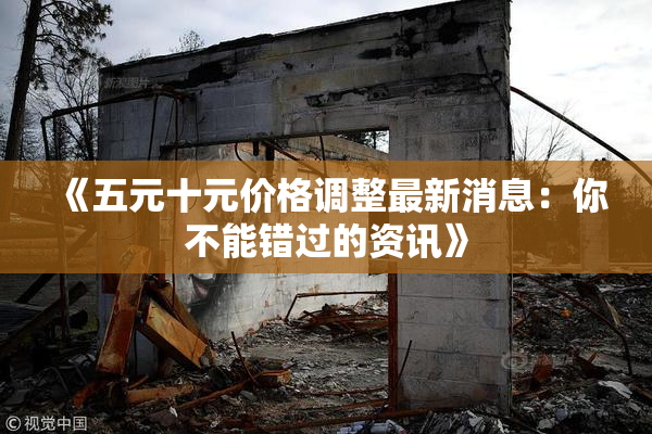 《五元十元价格调整最新消息：你不能错过的资讯》