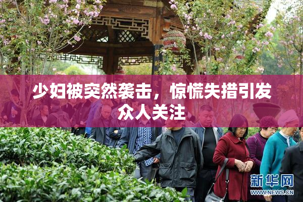 少妇被突然袭击，惊慌失措引发众人关注